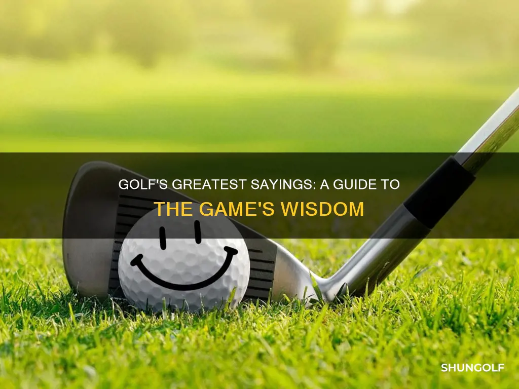 have terrific golf sayingd