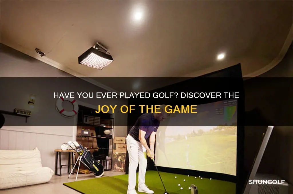 have you ever played golf