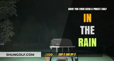 Priest Golfing in the Rain: A Unique and Inspiring Sight