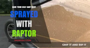 Transform Your Golf Cart: Raptor Spray for Ultimate Durability and Style