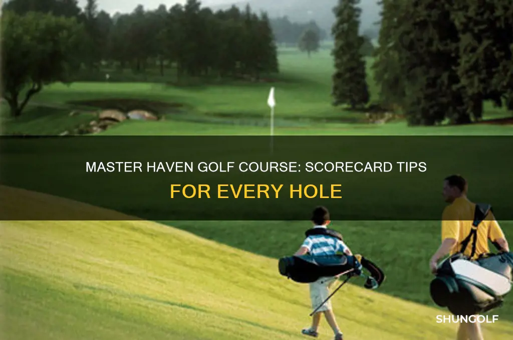 haven golf course scorecard