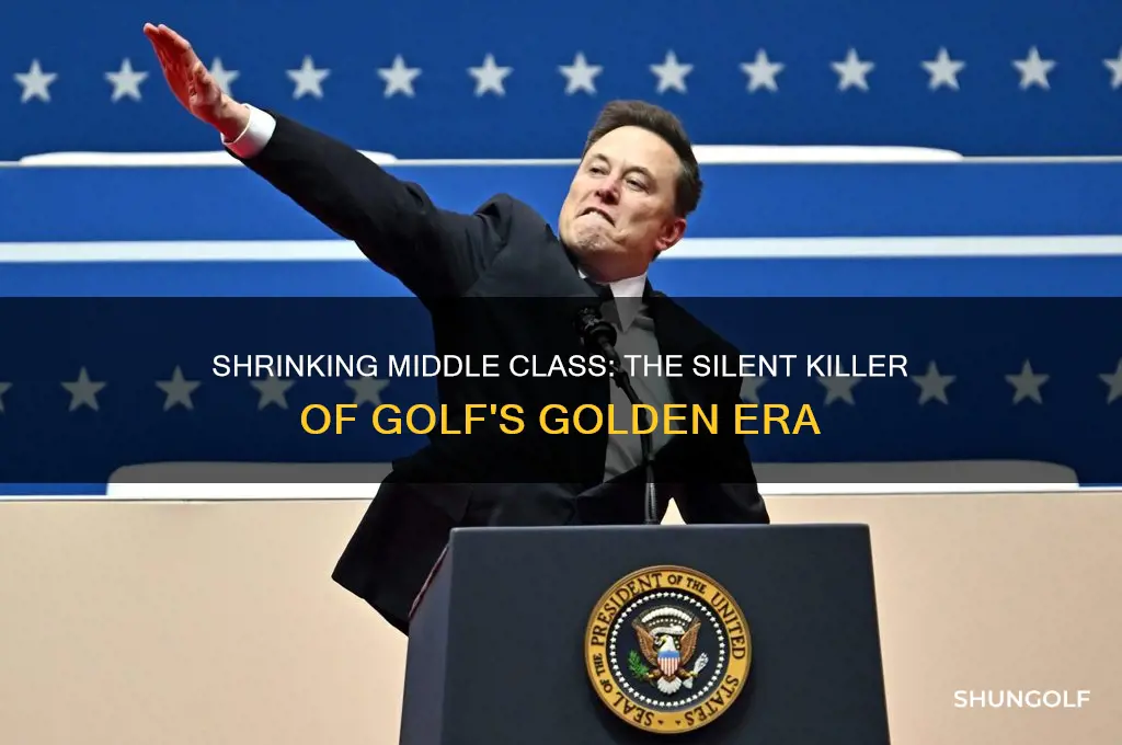 how a declining middle class is killing golf