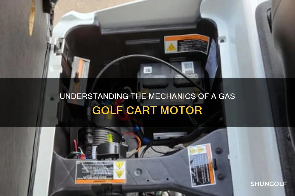 how a gas golf cart motor works
