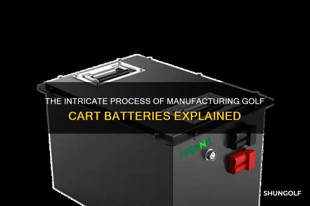 how a golf cart battery is made