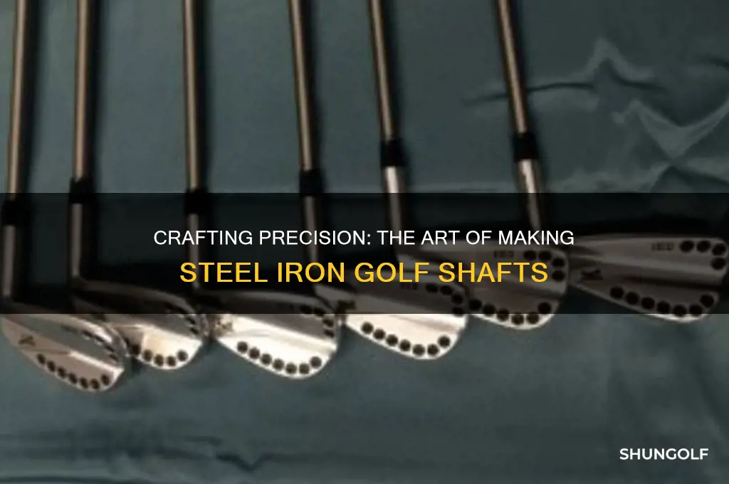 how a steel iron golf shaft is made