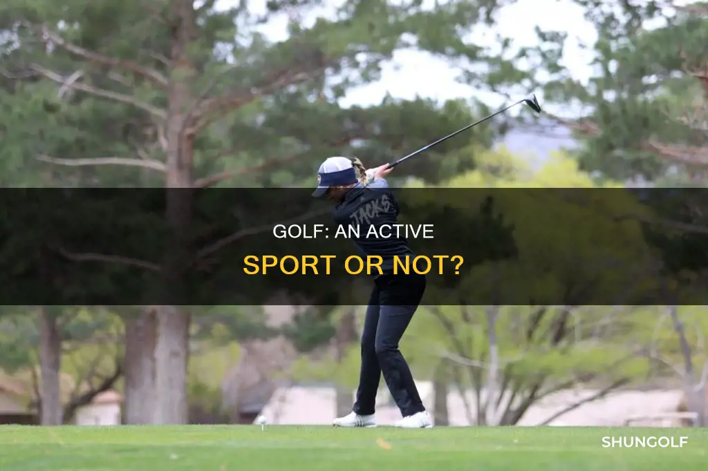how active is golf