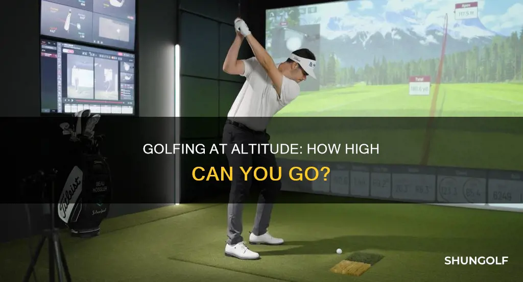 how altitude affects golf