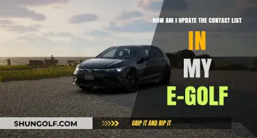 Efficiently Updating Your e-Golf Contact List: A Step-by-Step Guide
