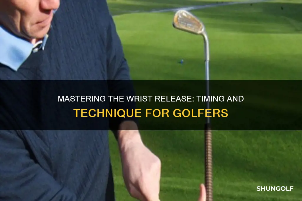 how and when to uncock the wrists in golf