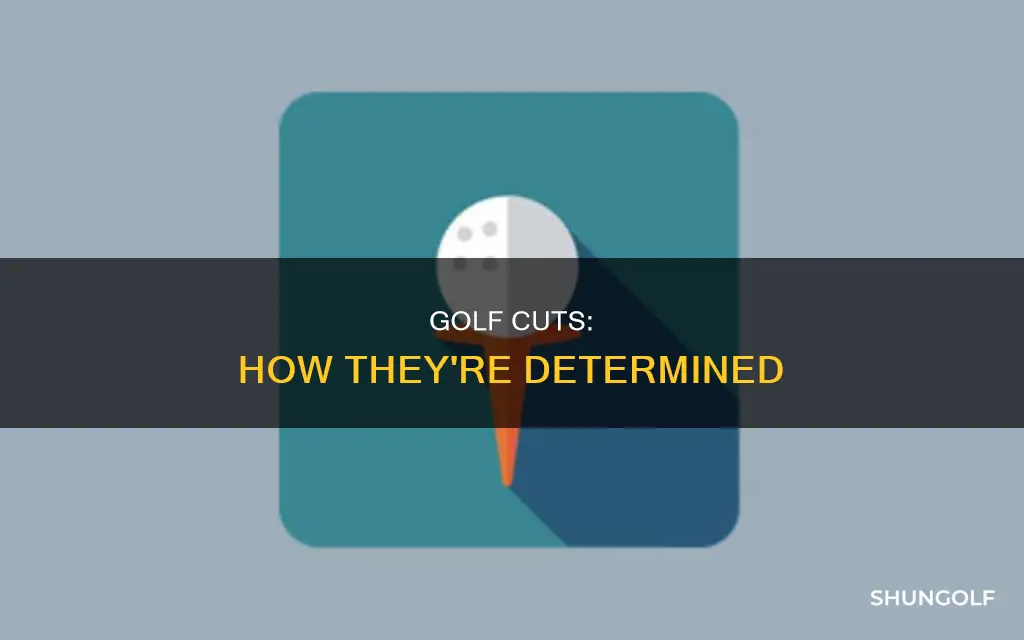 how are cuts determined in golf