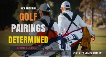 Golf Pairings: How Are Final Groups Decided?