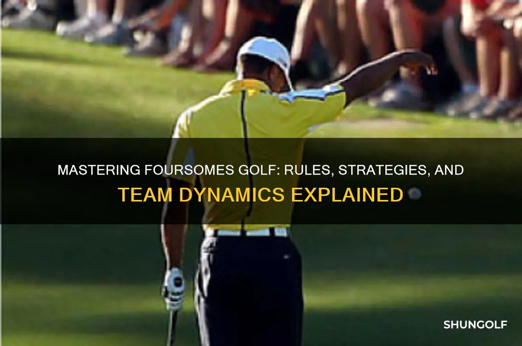 how are foursomes played in golf