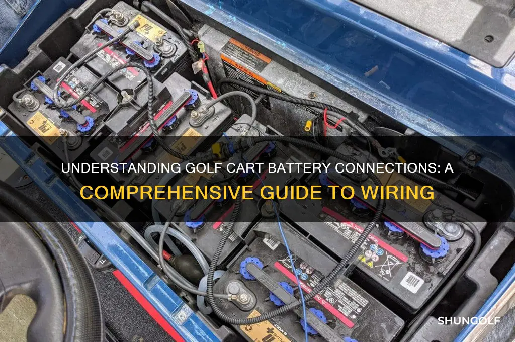 how are golf cart batteries connected