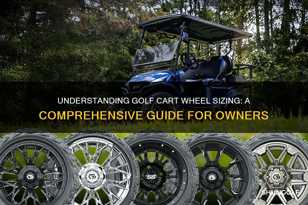 how are golf cart wheels sized