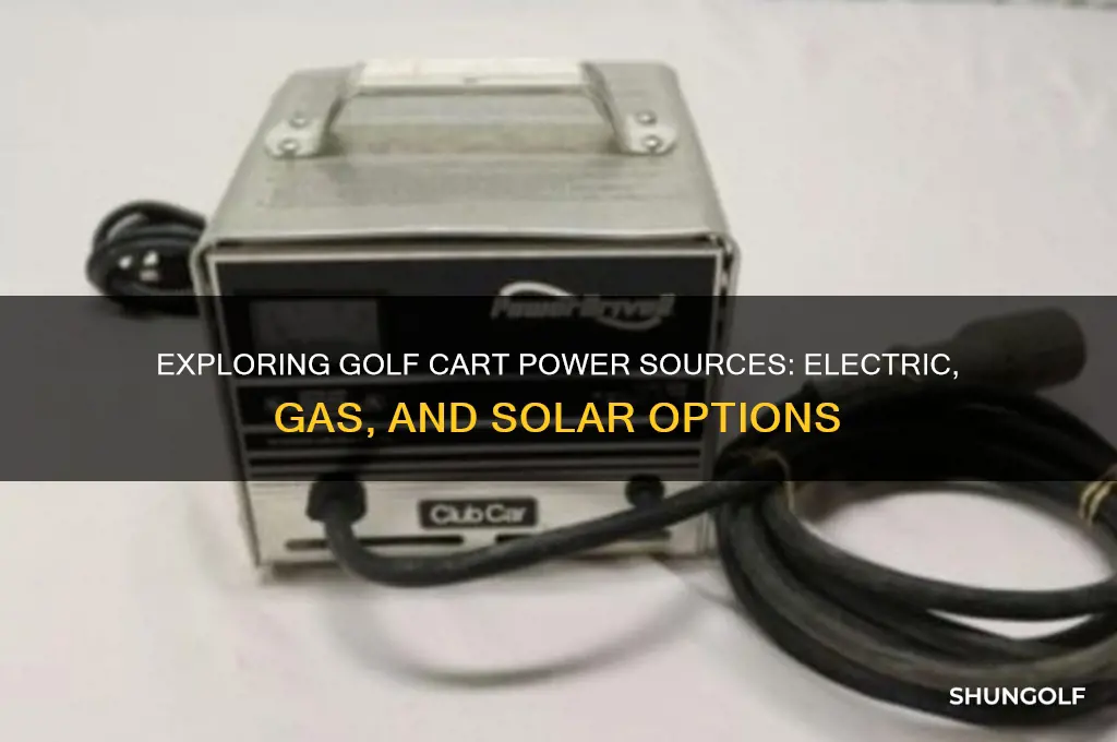how are golf carts powered
