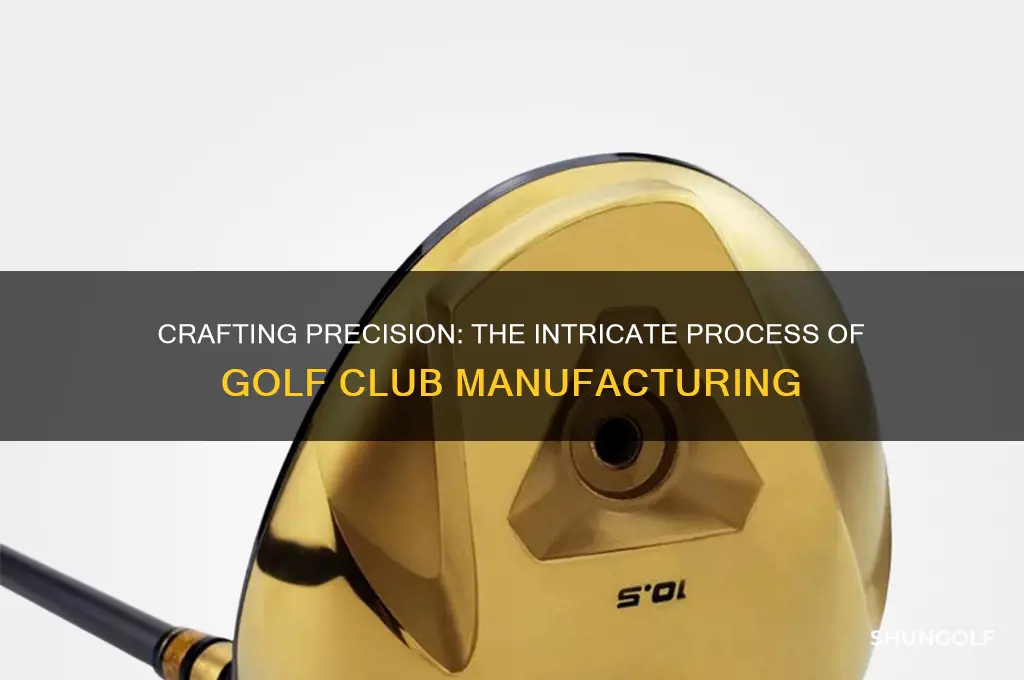 how are golf clubs manufactured