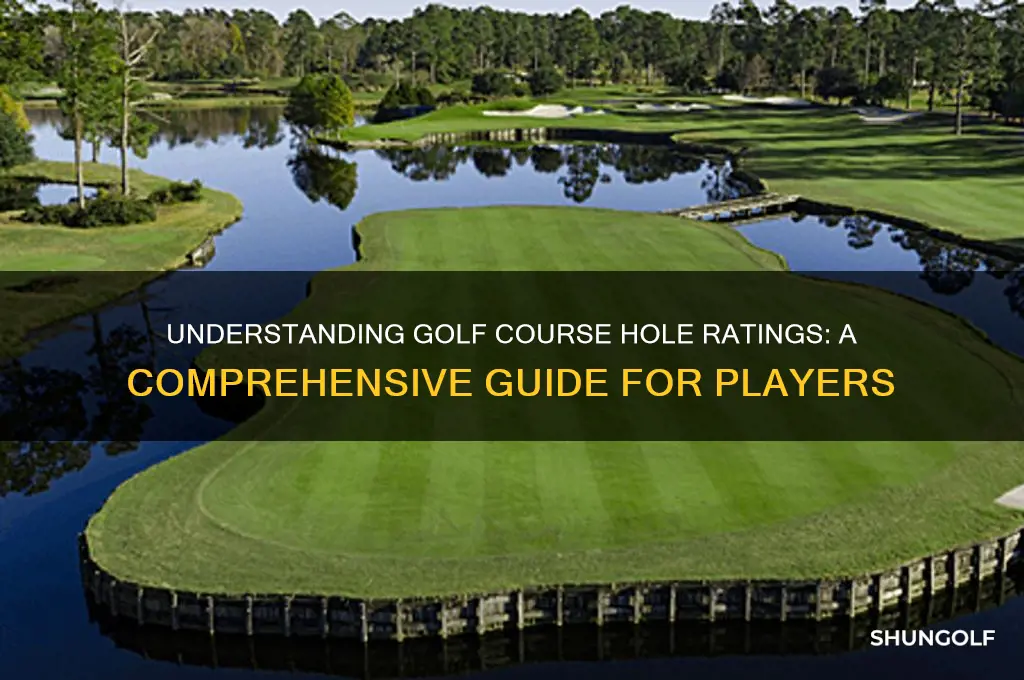how are golf course holes rated