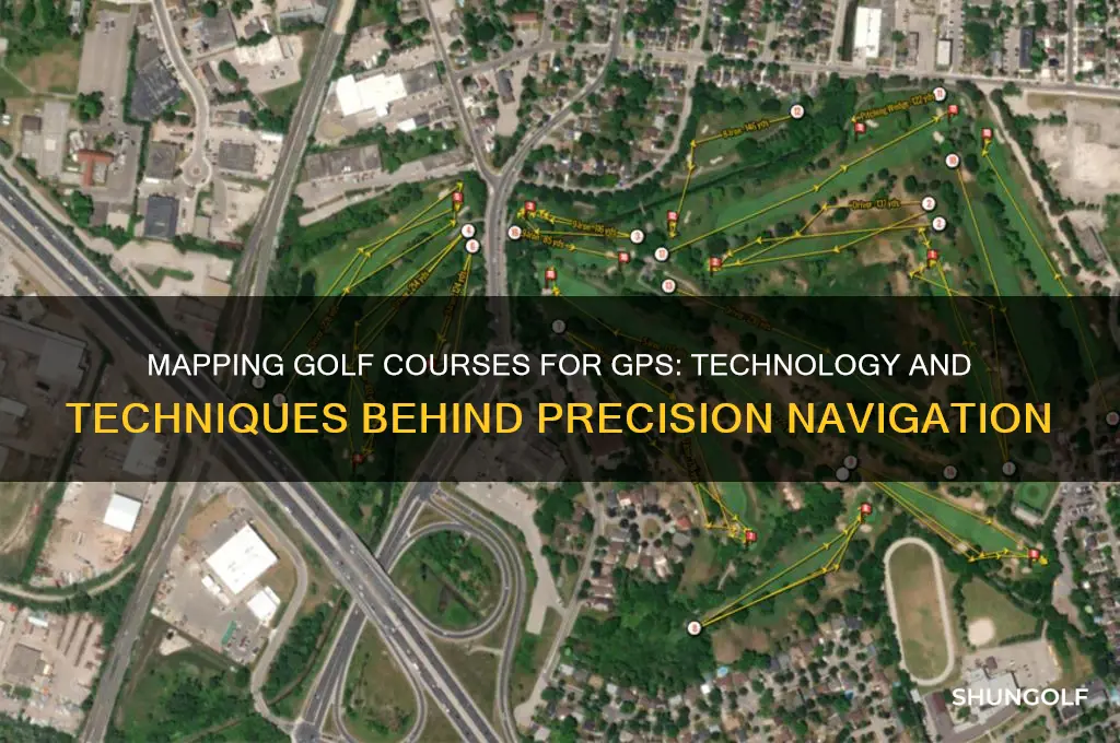 how are golf courses mapped for gps