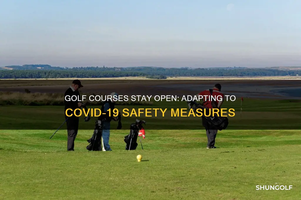 how are golf courses open during covid