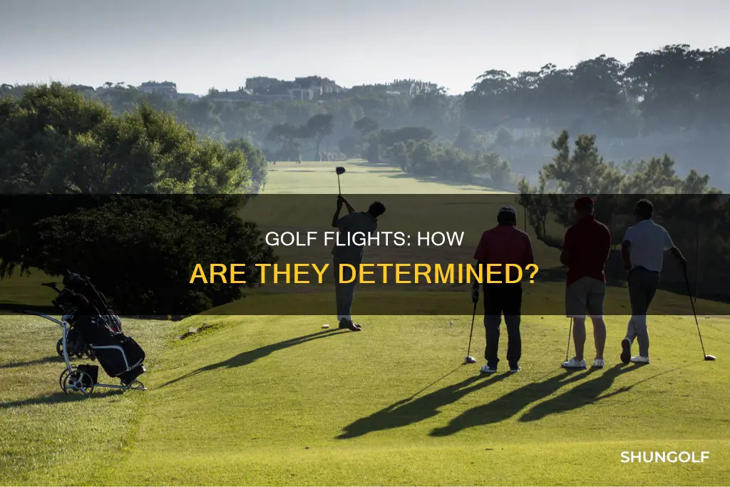 how are golf flights determined