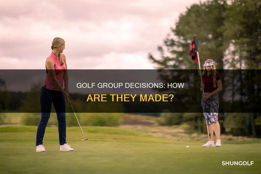 how are golf groups decided