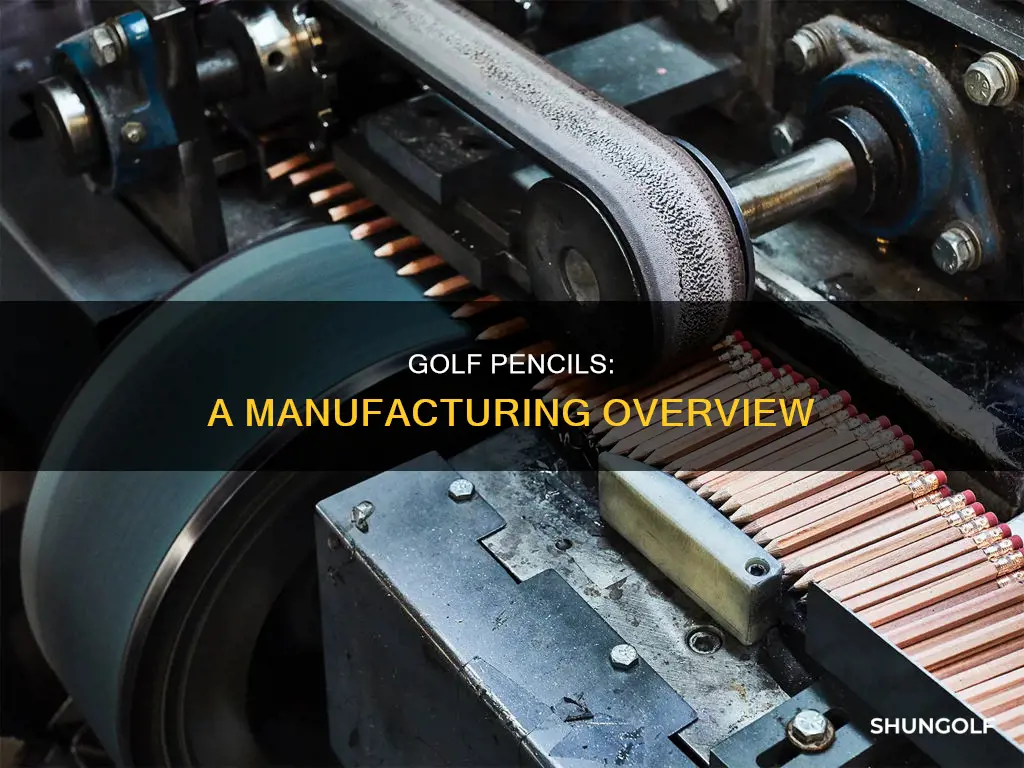 how are golf pencils made