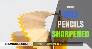 Golf Pencils: How to Sharpen Them?
