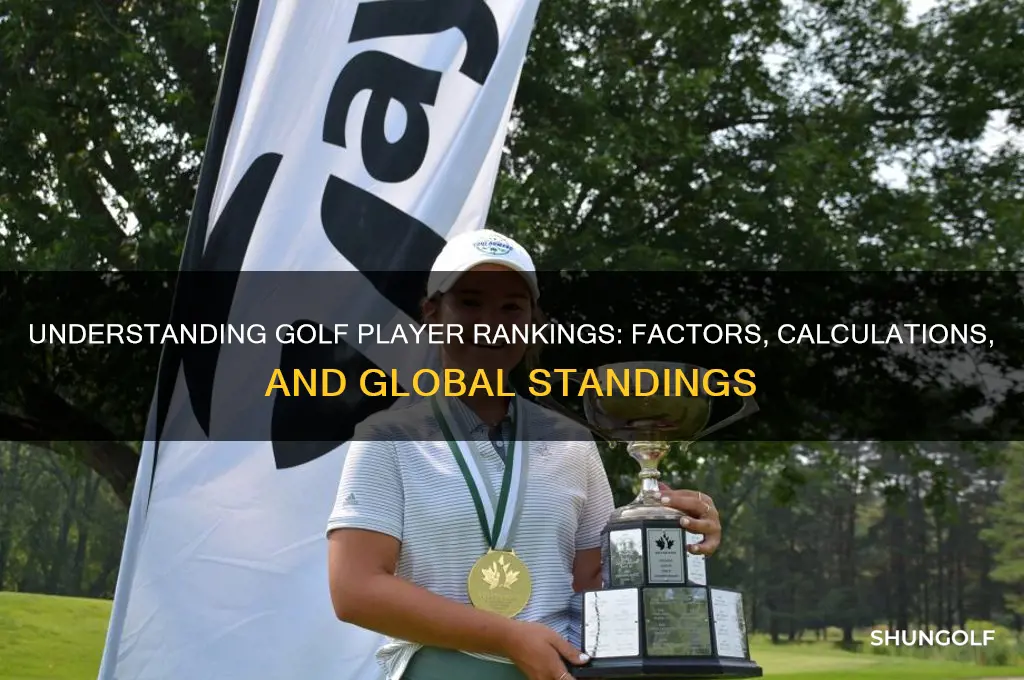 how are golf player ranking