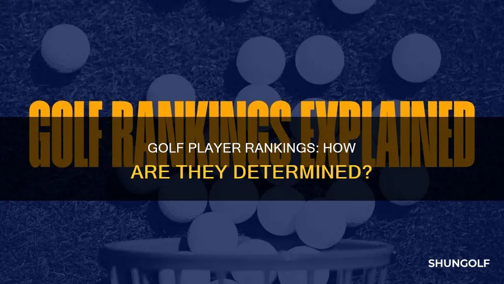 how are golf players ranked