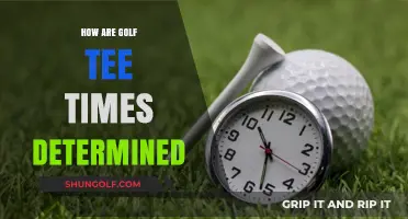 Tee Time Scheduling: How It Works