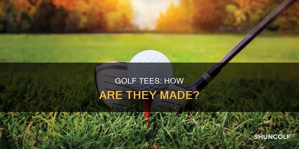 how are golf tees made