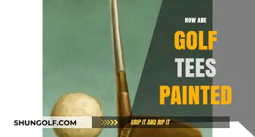 Golf Tees: Painting Process Explained