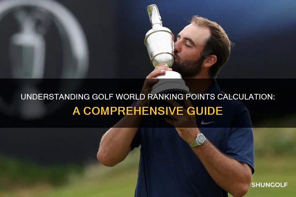 how are golf world ranking points calculated