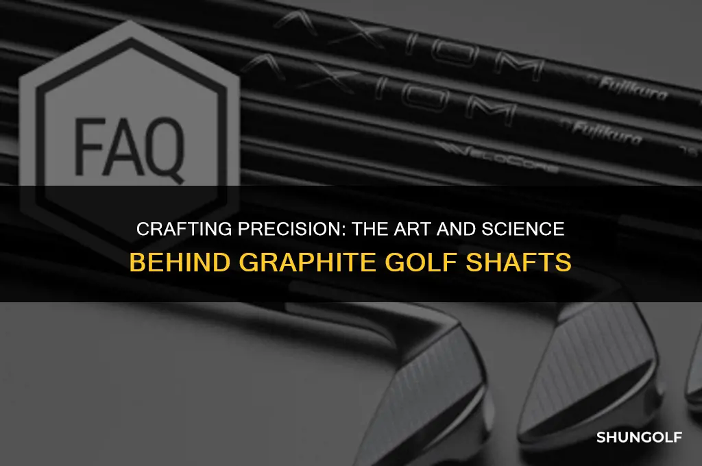 how are graphite golf shafts made