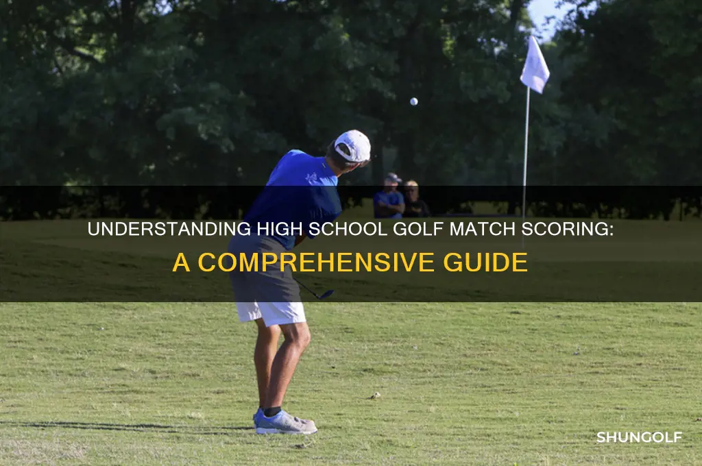 how are high school golf matches scored