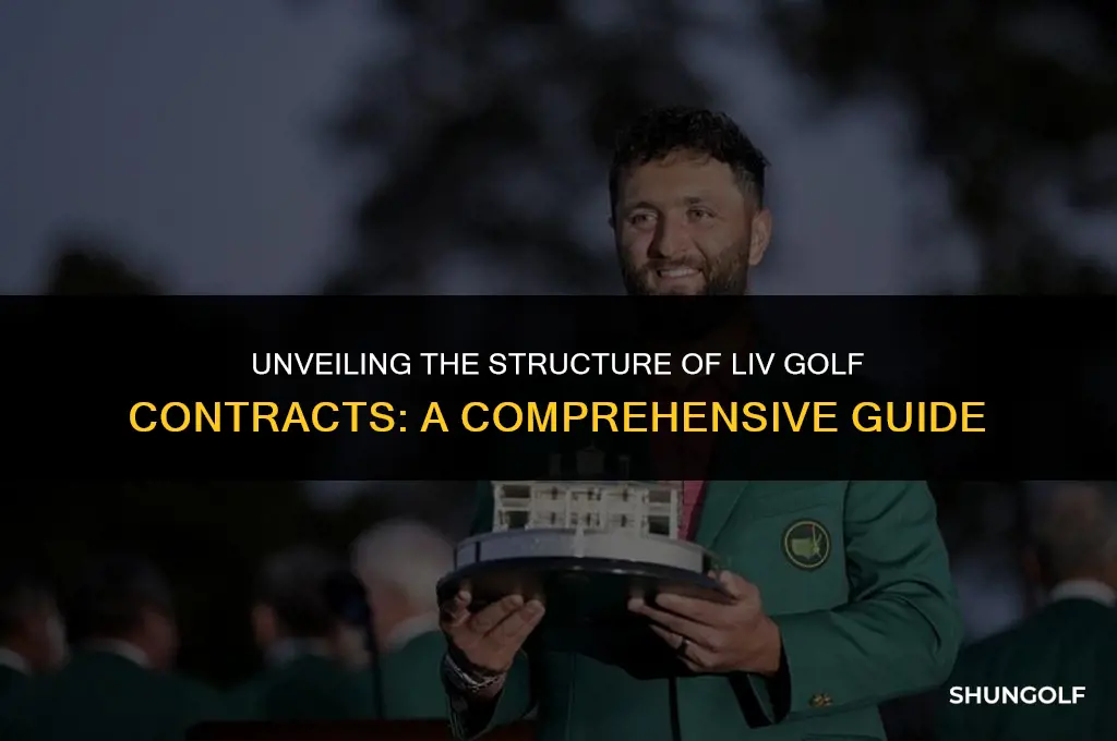 how are liv golf contracts structured