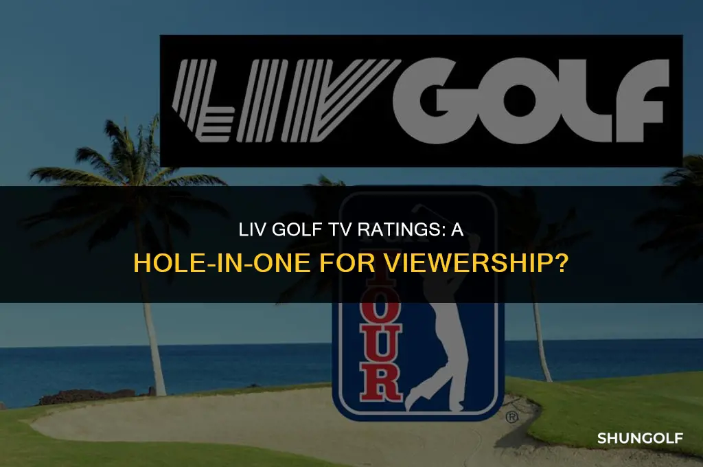 how are liv golf tv ratings