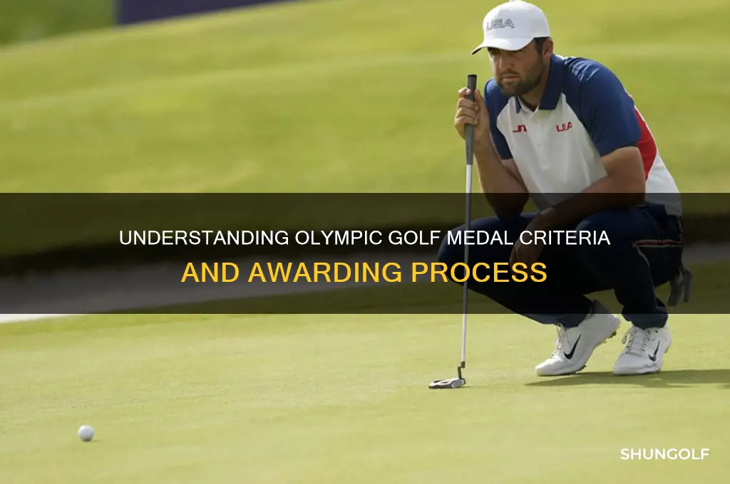 how are medals awarded in olympic golf