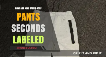 Identifying Nike Men's Golf Pants Seconds: Labeling Guide and Tips