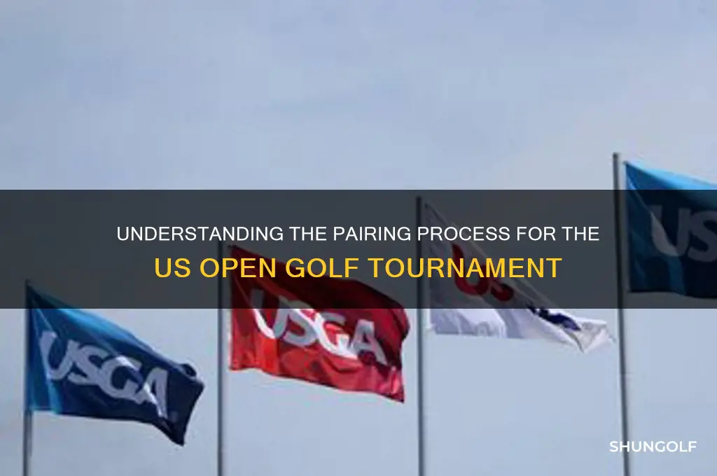 how are pairings determined for the us open golf