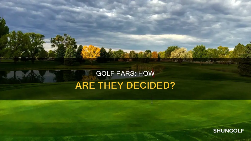 how are pars determined in golf