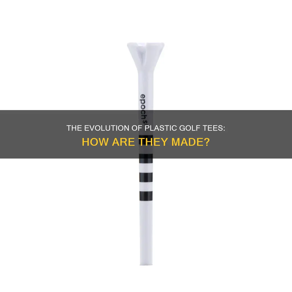 how are plastic golf tees made