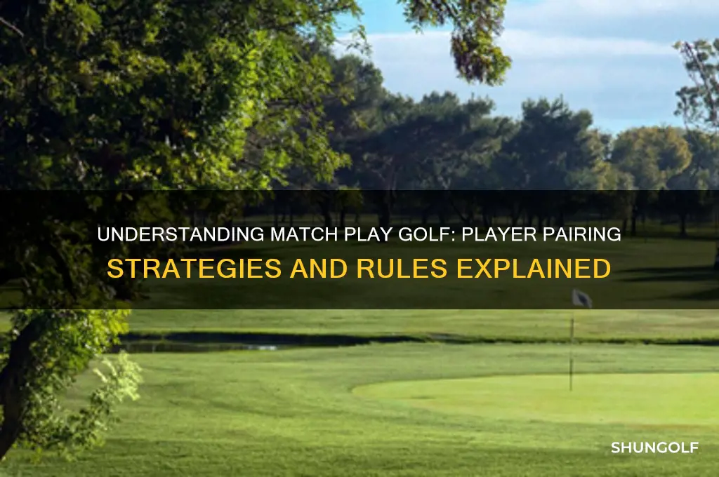how are players matched in match play golf
