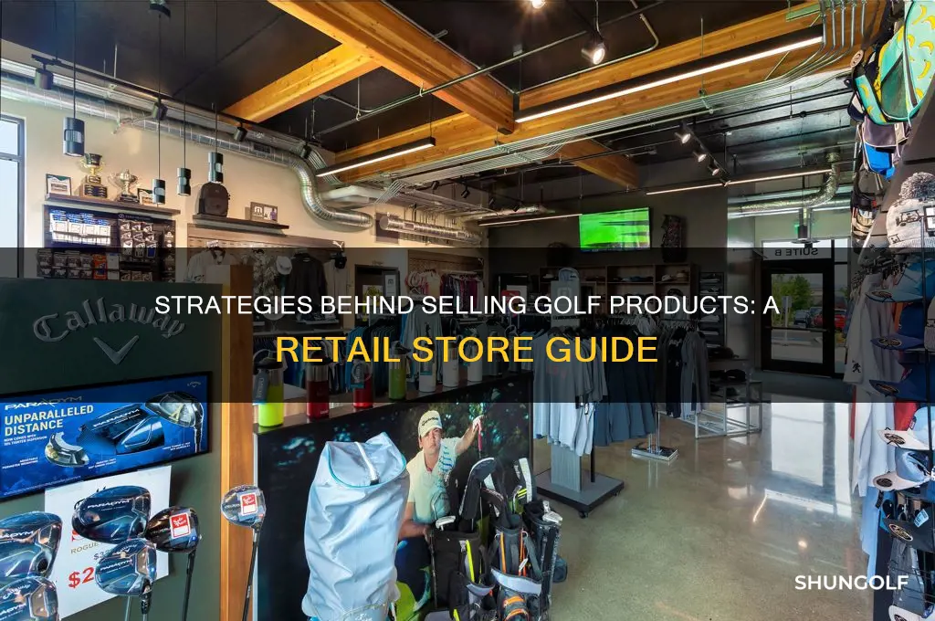 how are products sold in golf stores