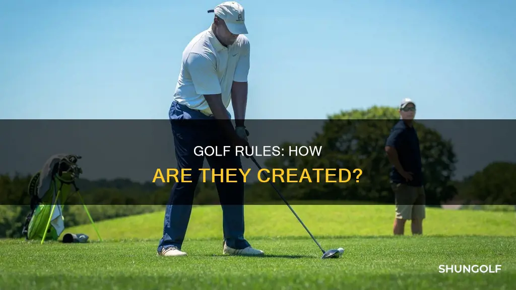 how are rules of golf made
