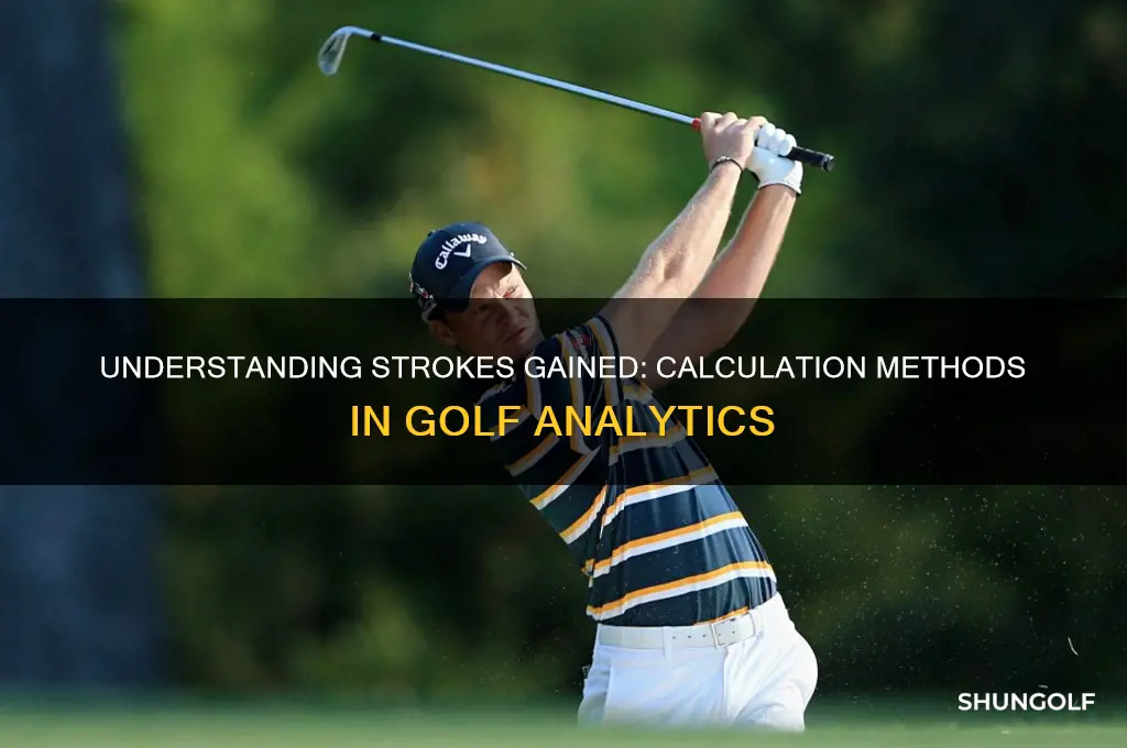 how are strokes gained calculated in golf