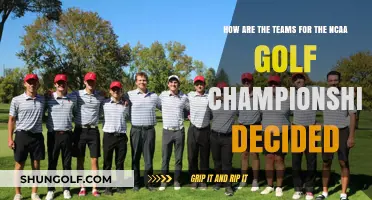 NCAA Golf Championship Team Selection Process Explained