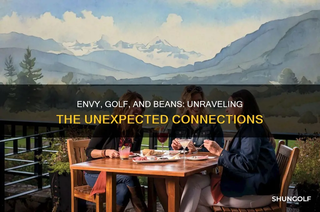 how are these words linked envy golf beans