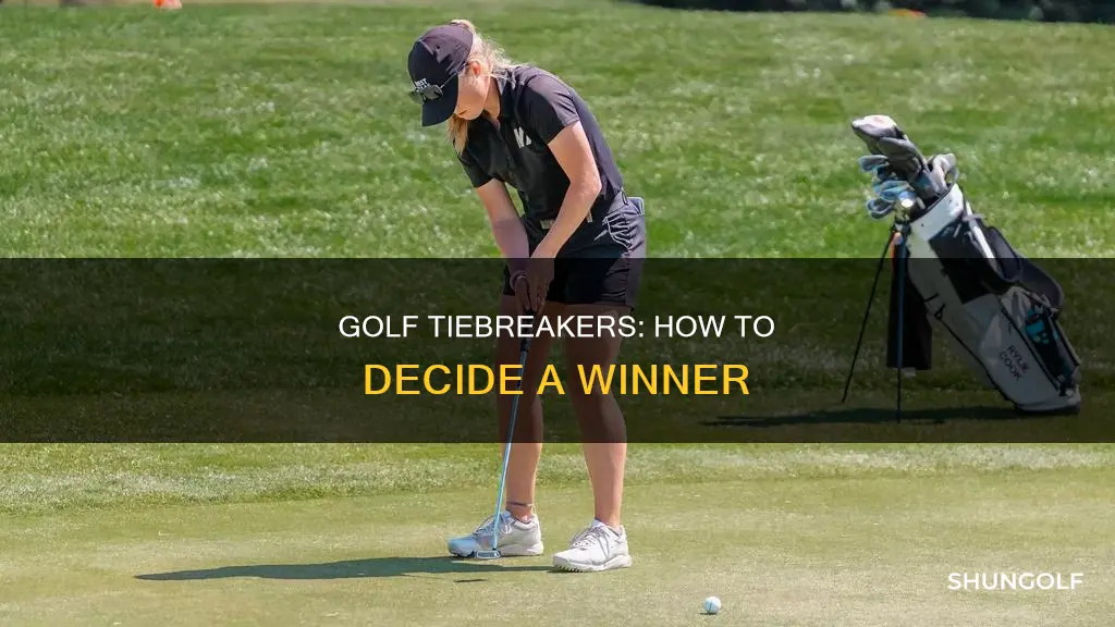 how are ties broken in golf