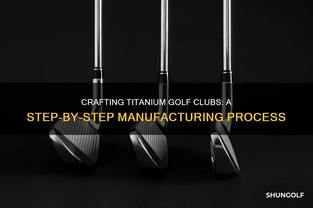 how are titanium golf clubs made